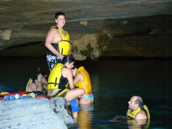 mergulho em caverna, novidade!